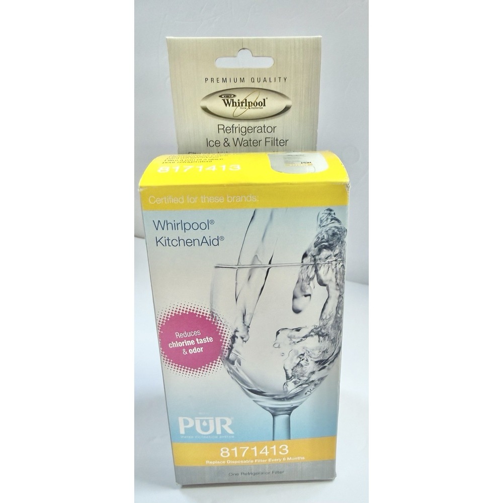 Whirlpool 8171413 Interior Refrigerator Water Filter PUR KitchenAid 200 Gallon